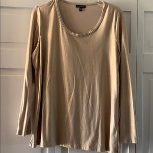 Conrad C Collection XL gold long sleeve t-shirt
